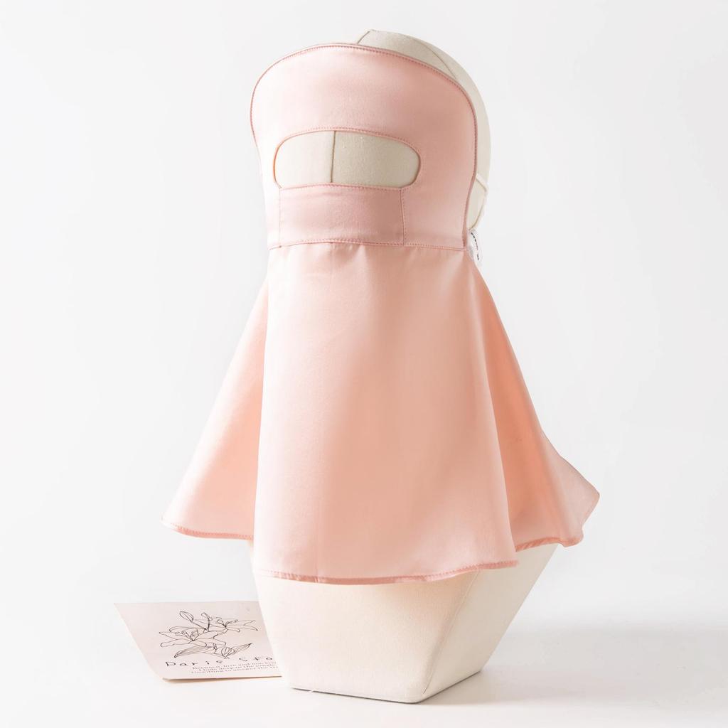 2025 Silk Facekini: Full Face & Neck UV Protection Mulberry Silk Mask