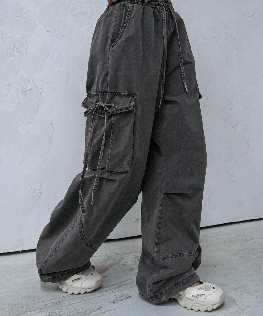 AVANDRESS S Dyed Cargo Denim Pants - 2Col