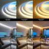 1Roll DC12/24V 320LED COB LED Strip Light High Density RA90 Super Bright Flexible Lamp Warm White Natural White 5m 10m