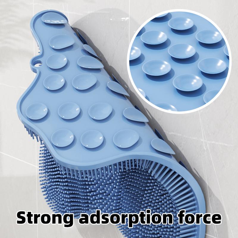 Rub Bath Artefakt Silikon Fauler Rücken Rub Badbürste Rückenmassage Bad Rub Fußpolster