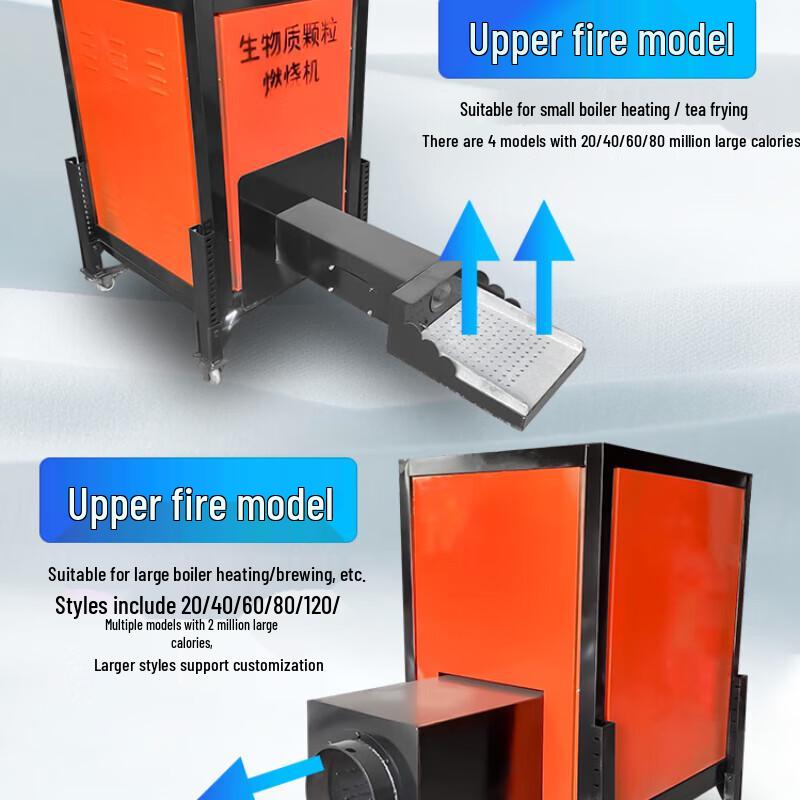 Jundelun Industrial Biomass Pellet Burner CN plug (adapter included)