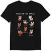 Foxes Of The World Funny T-Shirt Classic T-shirt