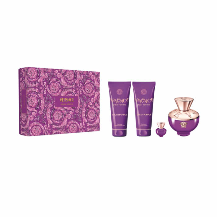 

Versace Dylan Purple Eau De Perfume Spray 100 мл Набор из 4 предметов