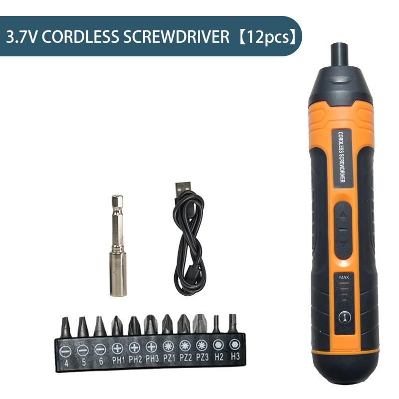 4-Speed Torque Electric Screwdriver USB Mini Power Screwdriver Set