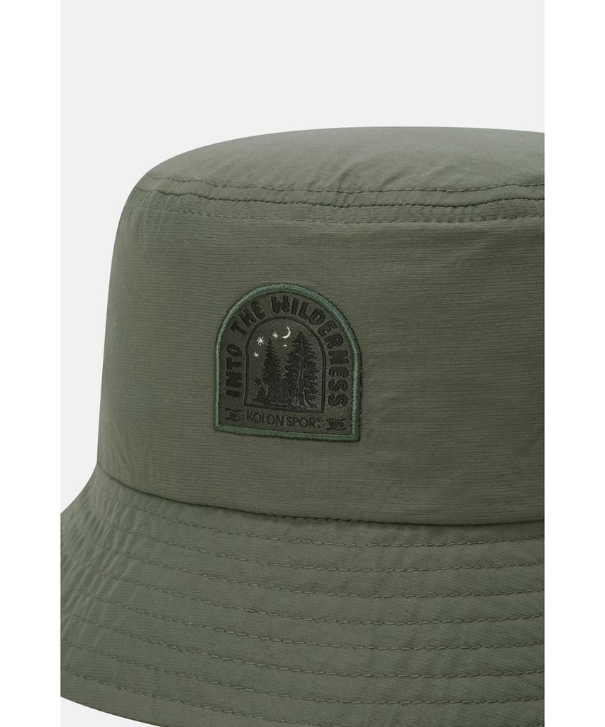 Koolongseupocheu Unisex Wappen Nylon Bucket Hat Qerfx26401Kha