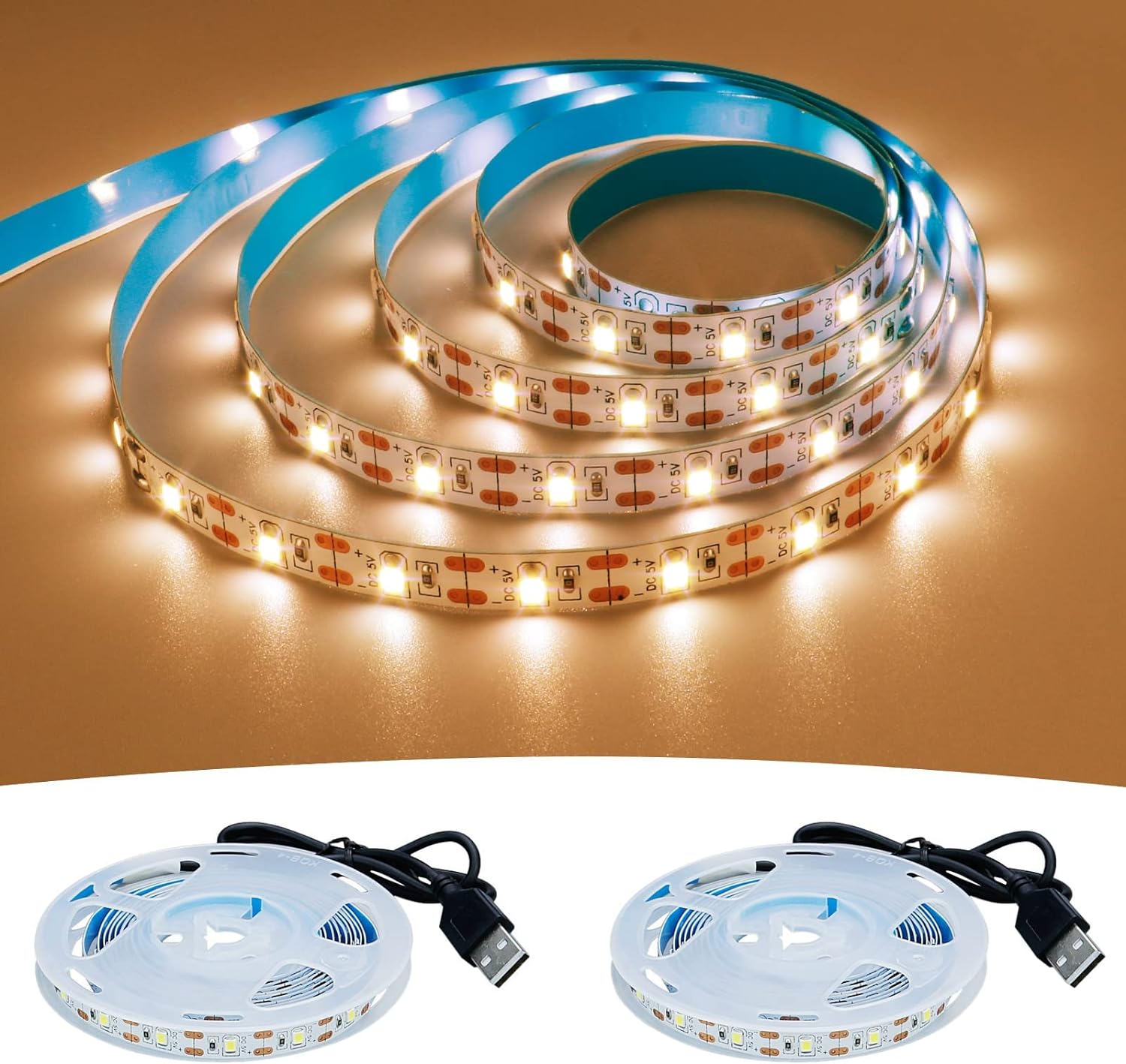 

Светодиодная лента постоянного тока 5 В, USB 2835 Putih Hangat, светодиодная лента Cahaya TV Latar Belakang Pencahayaan Pita Dekorasi Rumah Lampu 1 м 2 м 3 м 4 м 5 м Le 0.5m