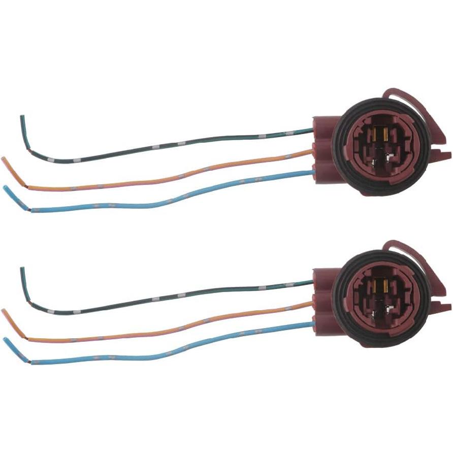 GLL Stradard 1157 LED Bulbs Socket Holder Auto Car Plastic Waterproof Turn Signal Tail Stop Rear Brake Light Base Harness Plugs Connectors Pre-wired