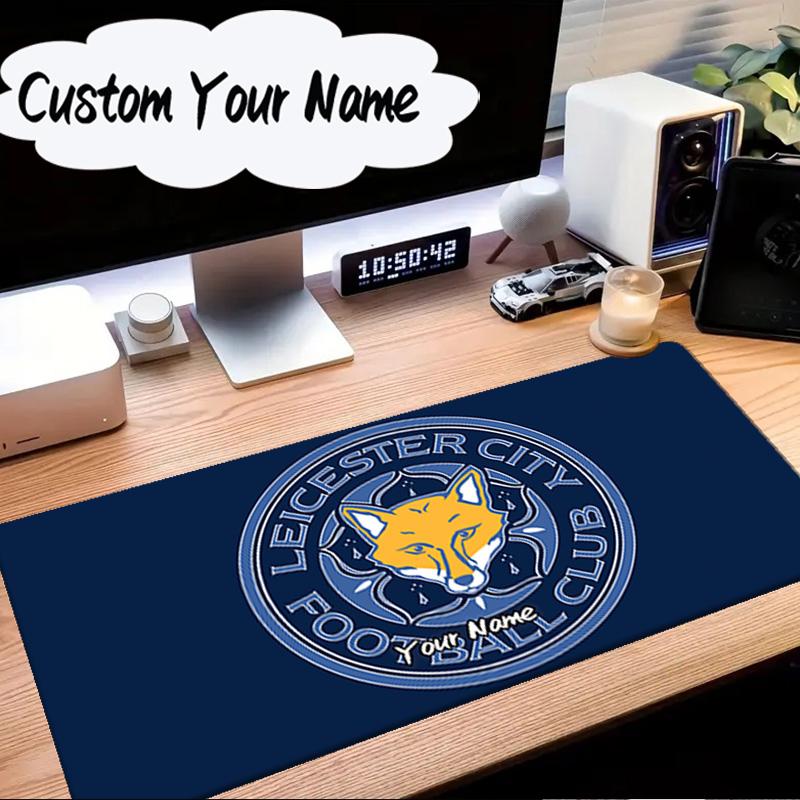 Custom Name Mouse pad Leicester City Football Club Mouse Pad Desk Mat, Non-Slip Rubber Backer Pad For Computer Notebook Gaming Mouse Pad Gift