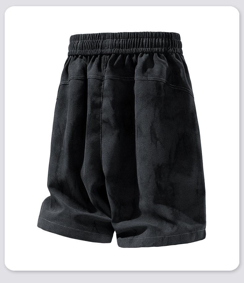 2026 Trendy Summer Casual Patchwork Capris: Unisex Loose Fit Sports Shorts In Hong Kong Style