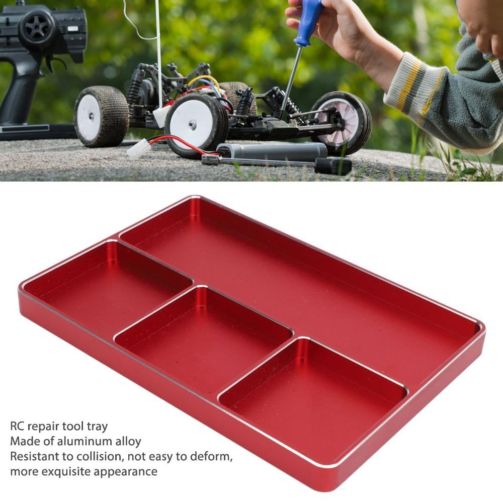 With Magnetic Pad RC Screw Tray Metal Repair Tool Organizer Magnetic Screw Holder  For RC Car
