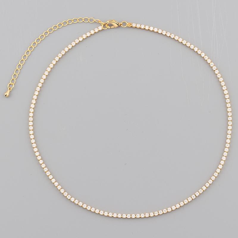 

13 Styles Christmas Gift Rainbow CZ Shiny Choker Charm Necklace Adjustable Woman Wedding Party Birthday Statement Jewelry Collar