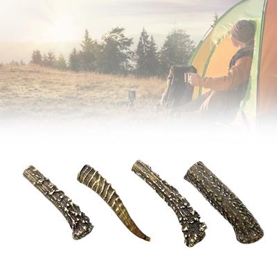Manche en bois de cerf Sambar en résine polie pour la fabrication de couteaux et d'épées, patchs et accessoires
