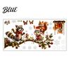 Kids Room Window Ornaments Christmas Animals Clings Raccoon Squirrel Rabbit and Bird on Branch Static Glass Stickers for Decals Bedroom Living