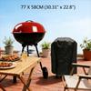 Round Grill BBQ Cover Waterproof Dustproof Heavy Duty Outdoor Barbecue Essential Durable Reliable Secure Clean Pure Peace Mind