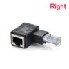 90 Degree 270 Degree Up Down Left Right Multi-Angle Rj45 Male To Female Lan