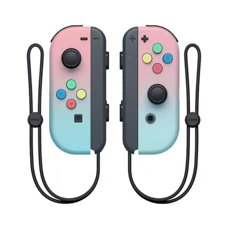 Wireless Bluetooth Joy-Con Controllers with Wake-Up Feature and Wrist Strap, Left and Right Separately for Switch