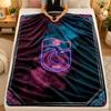 Flanell-DeckeTrabzonspor FC Warme Weiche Überwurfdecke für den Innenbereich Sofa Bett Wohnzimmer