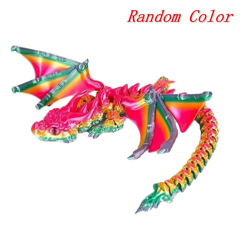 High-Quality 3D High-Quality Printed High-Quality Winged High-Quality Carriage Fantasy creature Decorative Figure Play sets High-Quality Rotatable