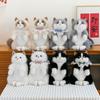 New Realistic Cat Simulated Puppet Cat Backpack Soft Fluffy Cute Cartoon Backpack Cat Backpack Gifts