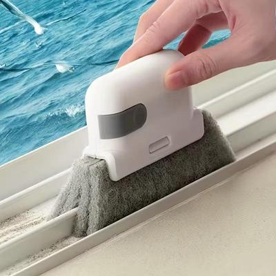 2 In 1 Window Cleaning Brush Windowsill Groove Deadend Cabinet Crevice Brush Removable Household Multifunctional Cleaning Tools