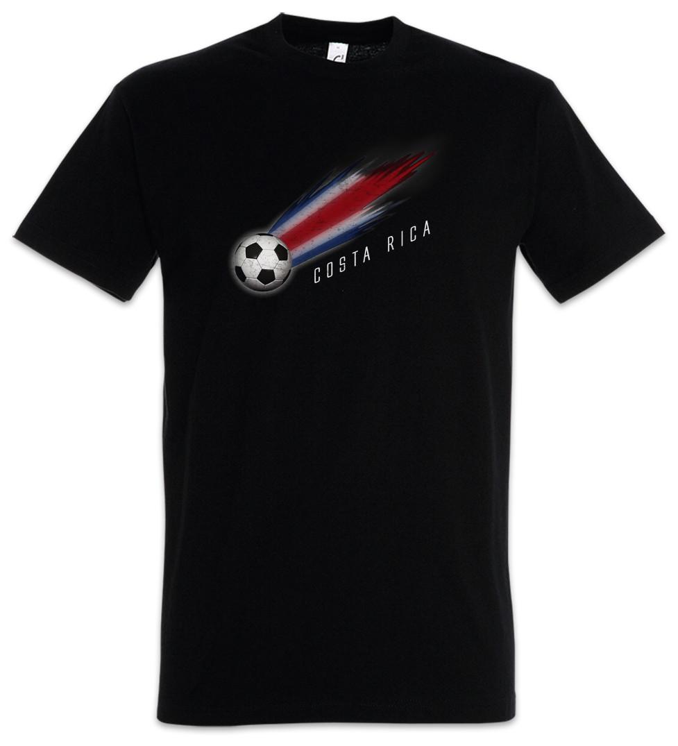 

Costa Rica Football Comet I T-Shirt Mens Womens Tees Top Rican Soccer Flag World Championship S