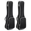 Uxcell 21" Ukulele Case, Single Shoulder Backpack with Adjustable Strap, Black and White, 2-Pack