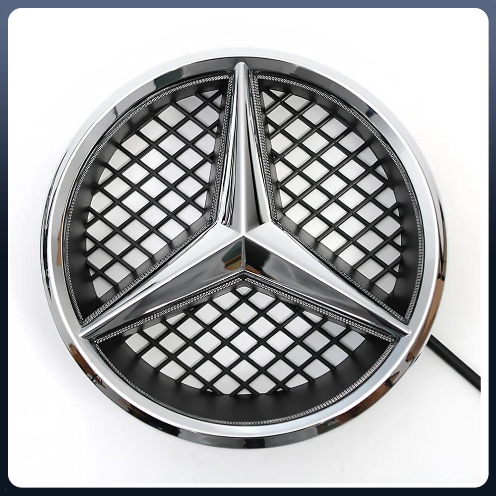 Hot Car Sticker For Mercedes Benz OE LED Emblem Light Car Front Grille Illuminated Logo Star Badge For Mercedes Benz B C GLK-Cla
