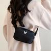Elegant Compact Butterfly‑Design Crossbody Bag Trendy Adjustable Wide Strap Nylon Mini Purse for Women Outdoor Daily Activities