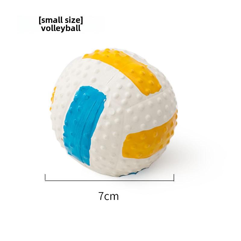 

Собака Латексная Звуковая Игрушка Коренные Зубы, Устойчивый к Укусам и Набивной Футбольный Мяч, Маленькая Собака Тедди Тренировка Домашние Животные Принадлежности