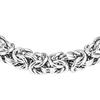 Unisex Byzantine Chain Bracelet Lobster Clip Closure Metal Polished Thick Lightweight Hip Hop Wrist Jewelry Shopping Work Party Dating