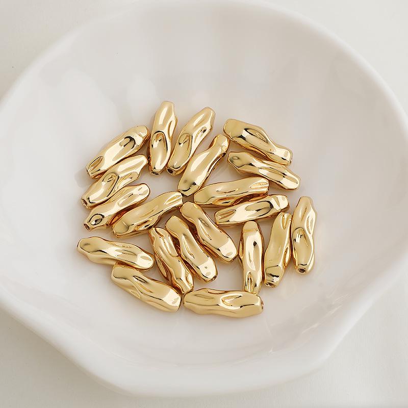 14K Gold Filled Twig Tube Beads for DIY Necklace Jewelry