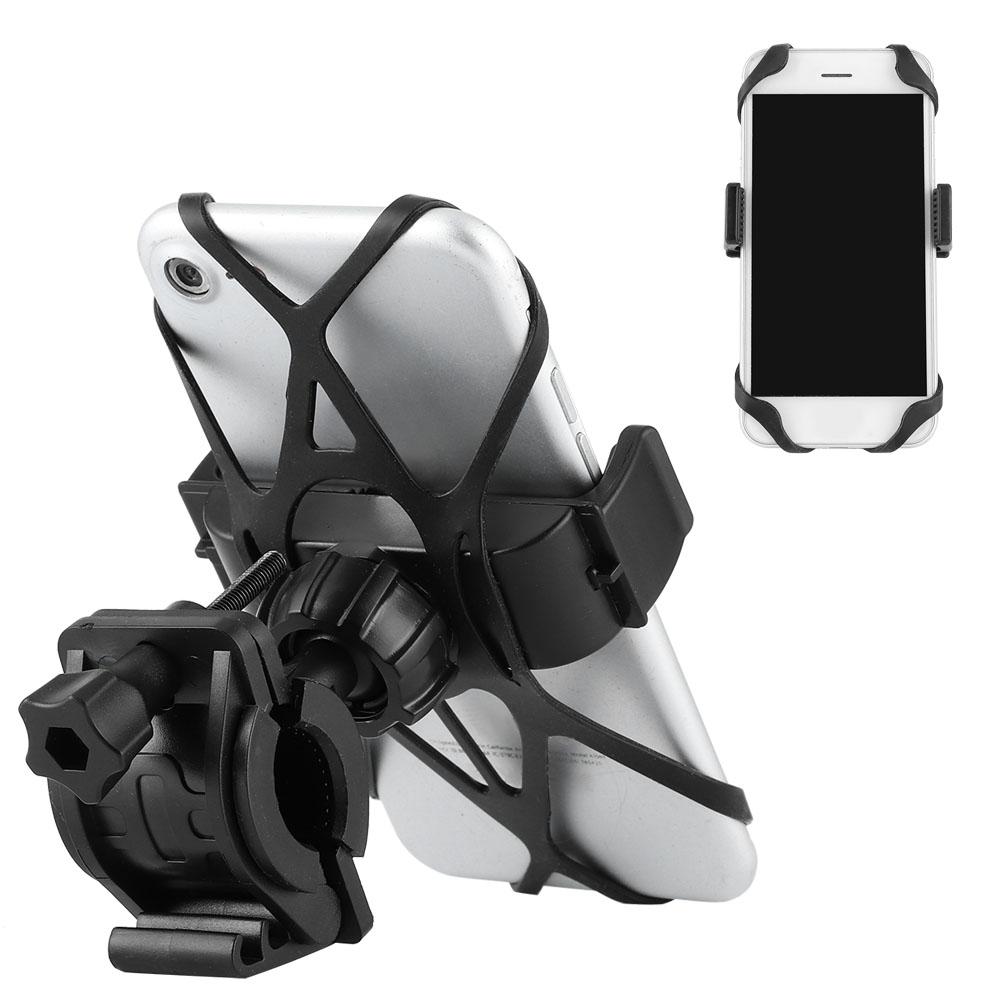 Universal Black Bicycle Motorcycle Mobile Phone Rack 360 Degrees Rotation Phone Holder