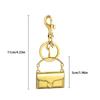 Exquisite Mini Handbag Shape Key Chain Bag Pendant Metal Car Keychain Backpack Decoration Accessories Gifts