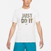 Nike Just Do It Letter Print Sports Short Sleeve T-Shirt Men Tops White DD0802-100