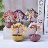 Natural crystal shake money fortune tree fish tank ornament office ornament lucky small ornament creative transshipment gift