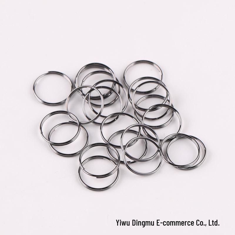 Gunmetal Double and Single Loop Jump Rings for DIY Jewelry Making