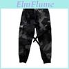 Casual Camouflage Sports Pants Outdoor Pants Middleaged And Young Mens Leg Tied Pants Straight Leg Pants