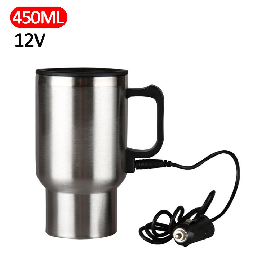 

1200 ML Car Hot Kettle Car Truck Water Heater Large Capacity 12/24 V Tea Coffee Kettle Leak-Proof Design 120/240 W Auto Shut Off