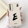 For Realme X2 XT Lucky Initial Letter Phone Case For Realme XT X2 Soft Silicone Shockproof Cases