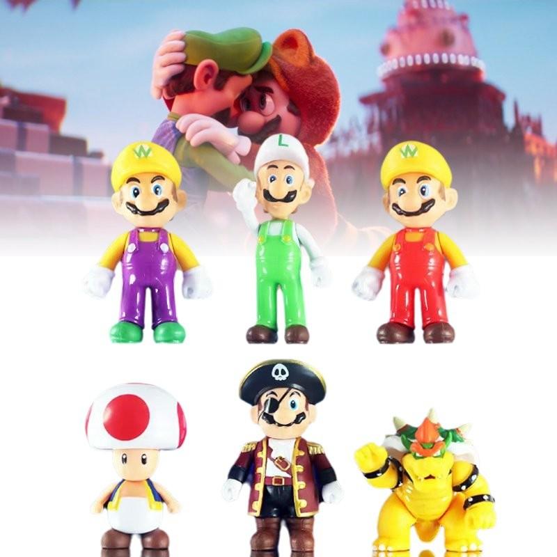 Super Mario 7th Edition Mario Office Figurine Pvc Cartoon Anime Collectible Model