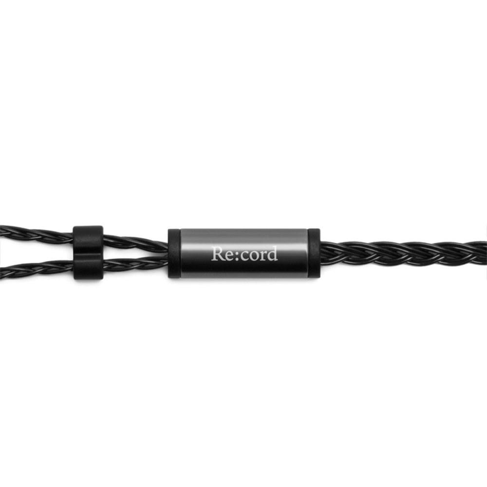 Re:cord Palette 8 MX-A BAL Solid Black 2.5mm 4-Pole Balanced Earphone Replacement Cable Re-cable Re-Record