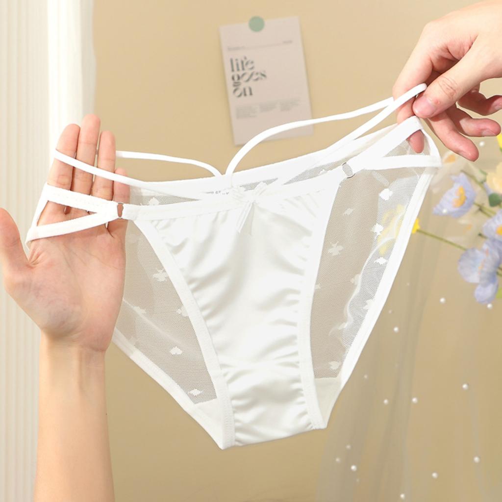 Ice Silk Seamless Underwear For Women Sexy Leopard Print Sports Yoga Low Waist Women's Briefs