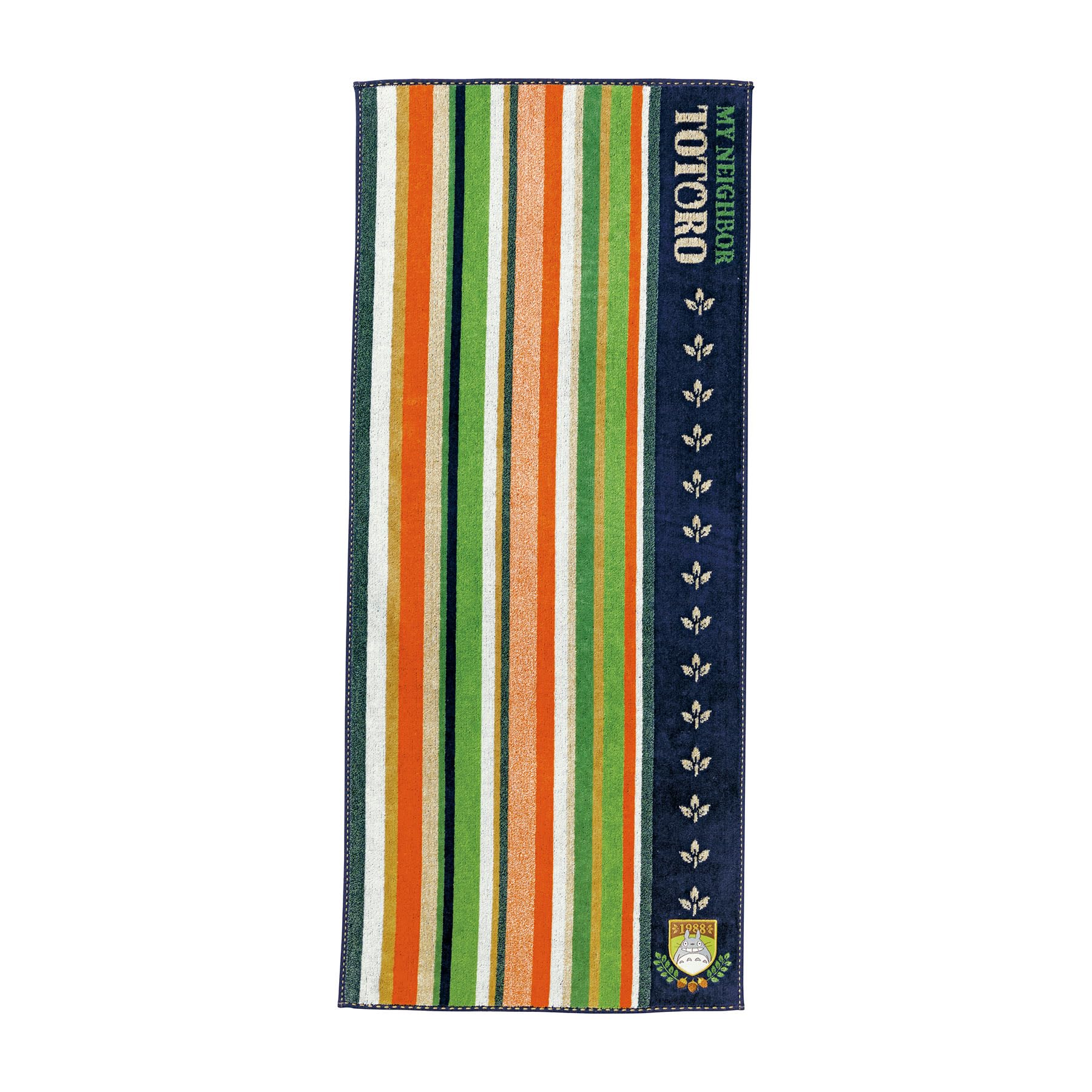 

Marushin Face My Neighbor Striped Organic 1005048300 Towel, Ghibli, Totoro, Totoro, 100% Cotton, Cotton, Character, Antibacterial, Deodorizing,