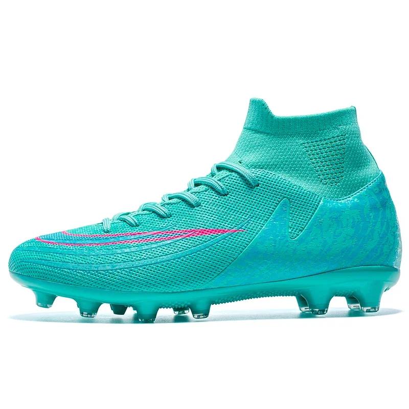 Soccer Shoes for Men Society Original Soccer Shoes Unisex Non-Skid Professional Sports Outdoor Long Spikes Football Field Boots