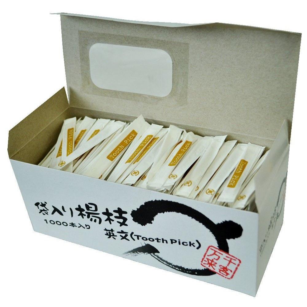 Commercial Use Paper Bag Toothpicks Boxed Approximately 1000 Pieces