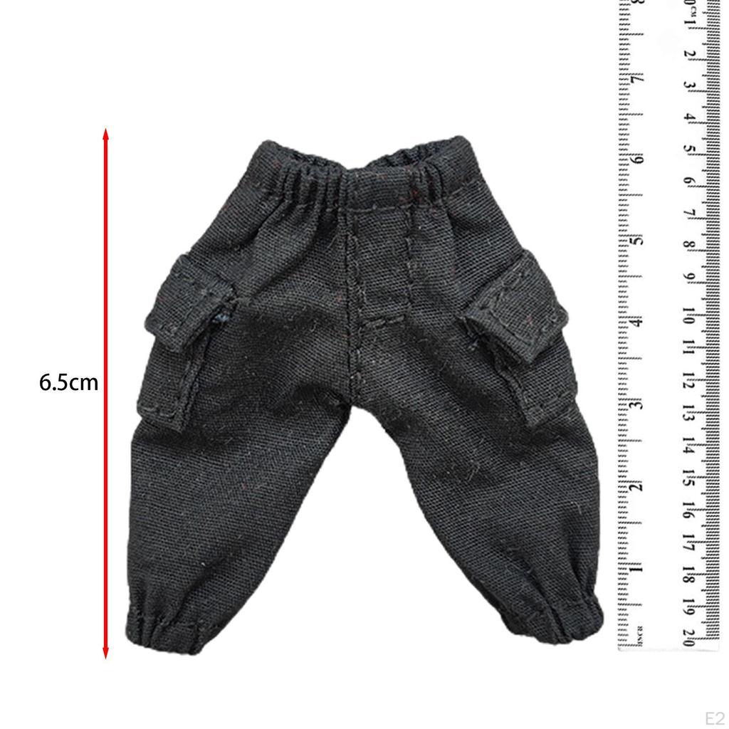1/18 Casual Pants Accessory Handmade Doll Clothes 3.75 Inch Mini Action Figure for Dress Up