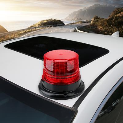 Truck Warning Light Car LED Strobe Flashing Light Police Lights Strobe Emergency Lamp with Magnetic Mounted DC 12V-80V
