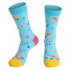 1 Pair Funny Socks Novelty Pattern Cotton Socks Colourful Casual Socks Gifts Men Women High Ankle Socks Bicycles Socks