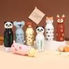 Cute Kids Bottle Silicone Animal Lid Double Wall Insulated Vacuum Stainless Steel Water Bottler Flask