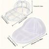 Baseball Cap Cleaning Device, Hat Cleaner/Cleaning Cage, Drying Rack for Gentle and Efficient Hat Care, Anti Deformation Hat Washing Bag